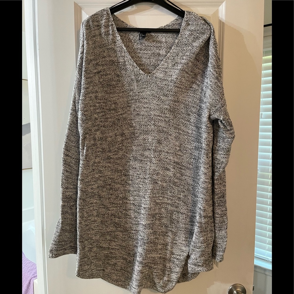 H&M gray/black Sweater Dress